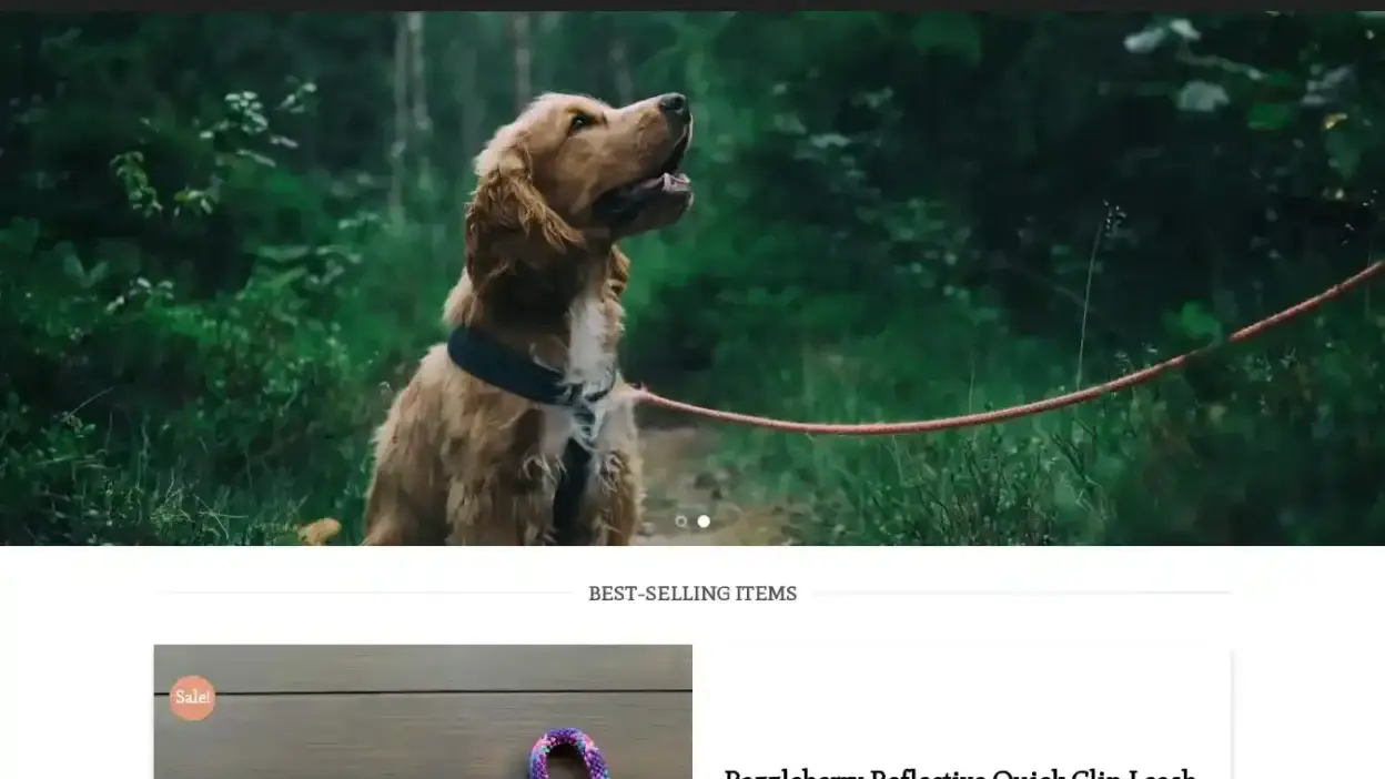 Screenshot of Non-Delivery scam website Superiorwilderdog.com