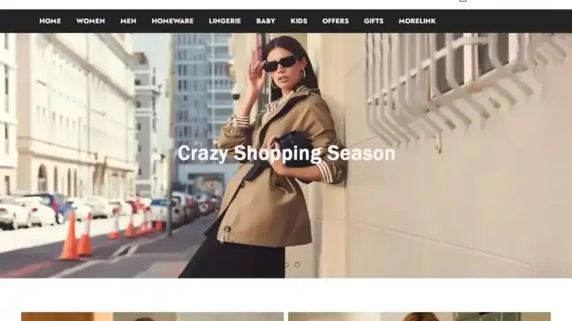 Screenshot of Non-Delivery scam website Supermarketbigsale.store