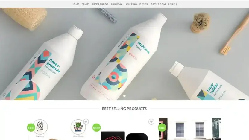 Screenshot of Non-Delivery scam website Supermaxhome.com