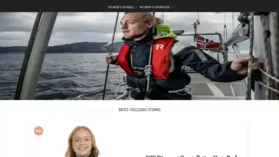 Screenshot of Sport scam website Surfsuitshop.com