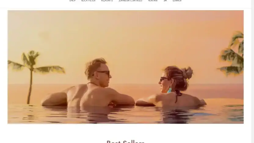 Screenshot of Non-Delivery scam website Swimmingpoolgreat.com