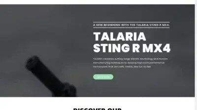 Screenshot of Non-Delivery scam website Talariabikeshop.com