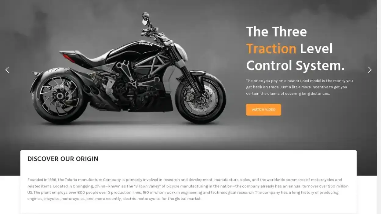 Screenshot of Automobile scam website Talariabikestore.com