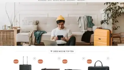 Screenshot of Non-Delivery scam website Taschenneuheitende.com