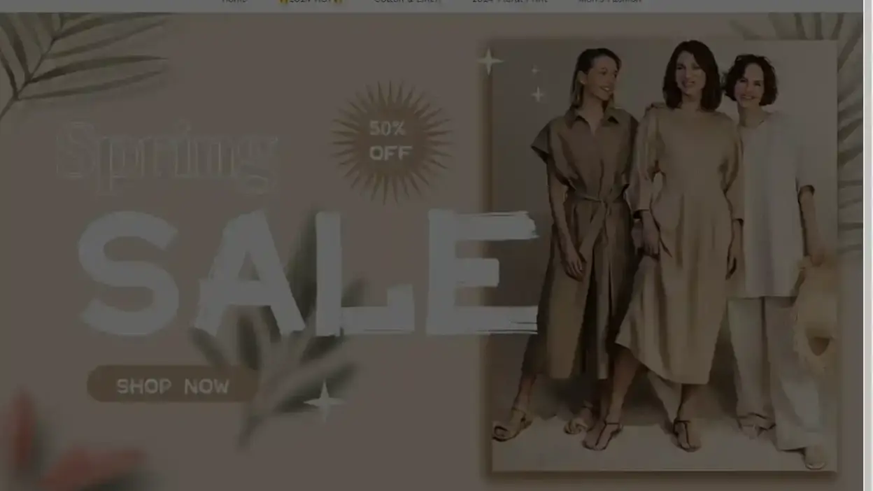 Screenshot of Non-Delivery scam website Tatadress.com