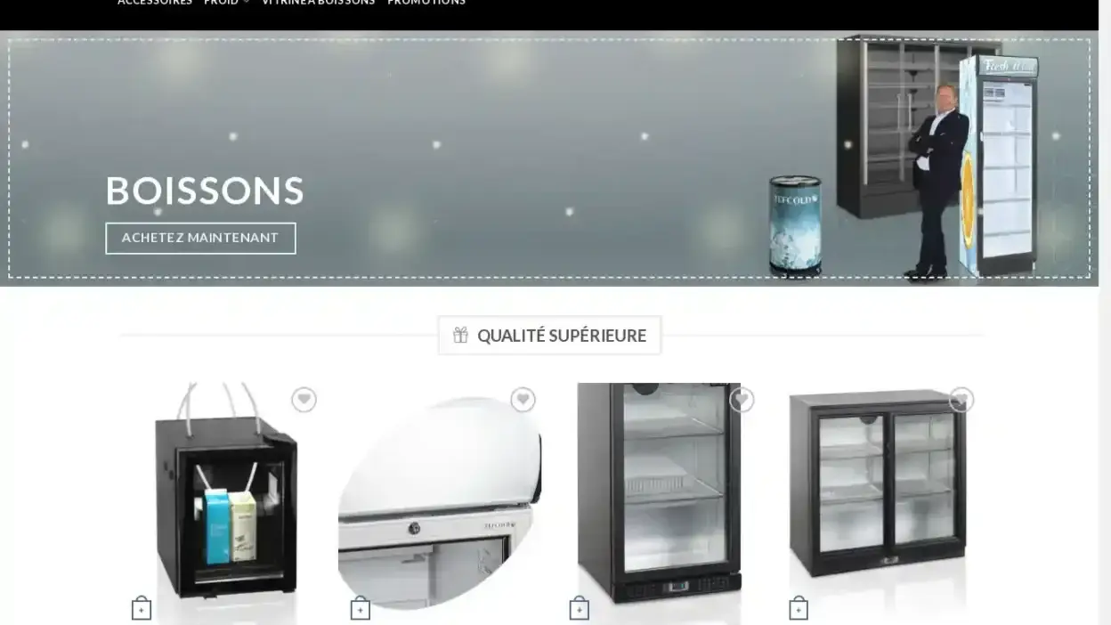 Screenshot of Non-Delivery scam website Tefcoldsolde.com