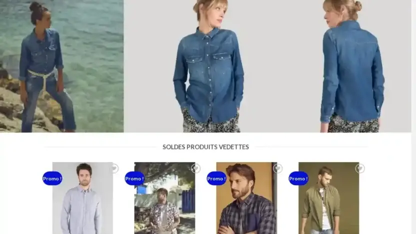 Screenshot of Non-Delivery scam website Tempsmode.com