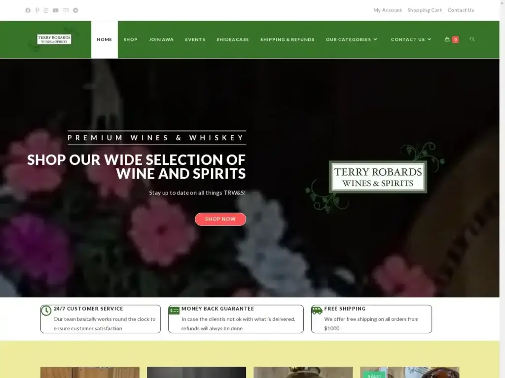 terryrobardswineandspirits-com Alternative Text