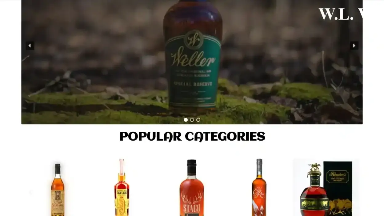 Screenshot of Whisky scam website Thebourbonwhiskeysociety.com