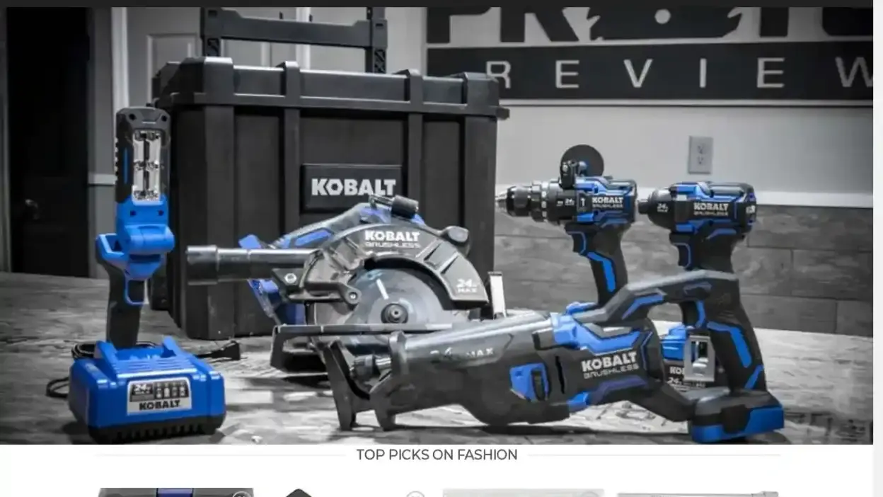 Screenshot of Non-Delivery scam website Thekobalttool.com