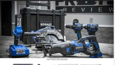 Screenshot of Non-Delivery scam website Thekobalttool.com