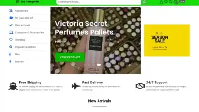 Screenshot of Liquidation scam website Thepalletsliquidations.com