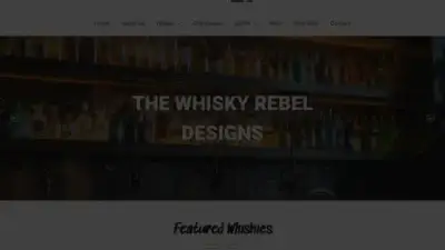 Screenshot of Whisky scam website Thewhiskyrebeldesign.com