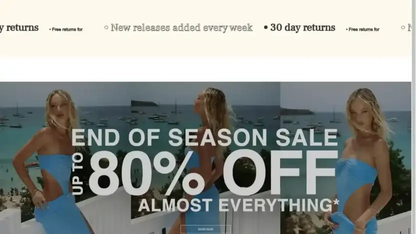 Screenshot of Non-Delivery scam website Tigermisst.com