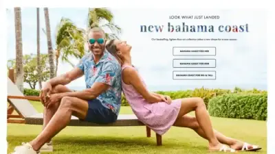 Screenshot of Non-Delivery scam website Tommybahama-us.com