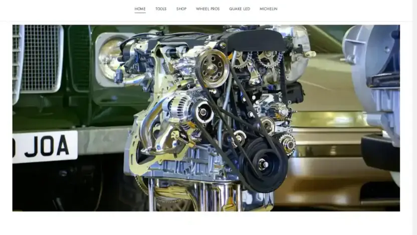 Screenshot of Non-Delivery scam website Toolshopofcar.com