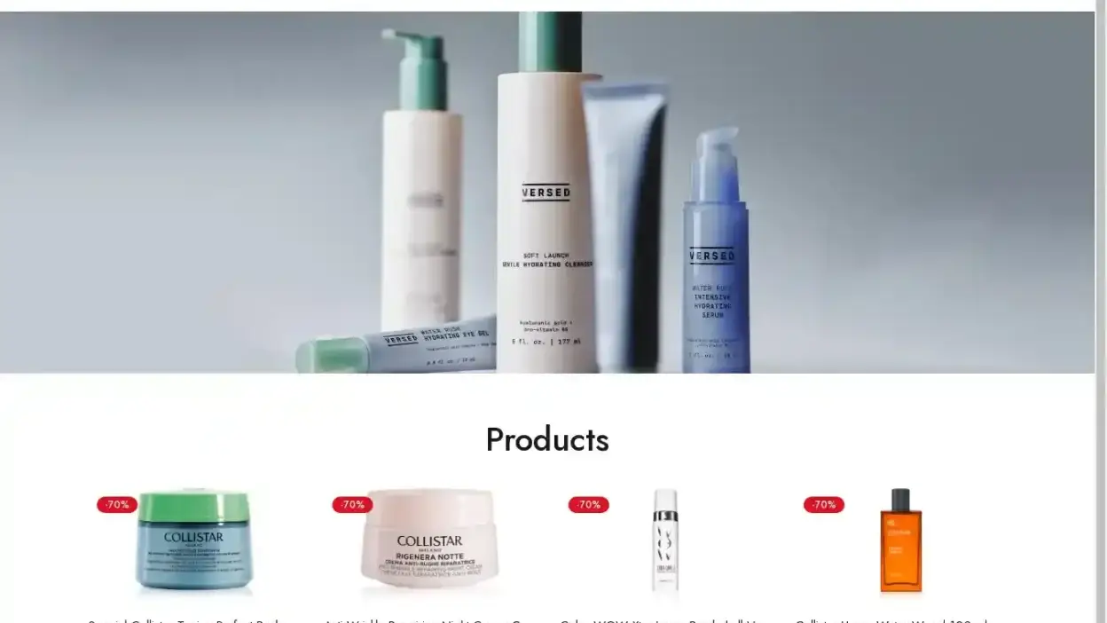 Screenshot of Non-Delivery scam website Top-ratedbeautystores.com