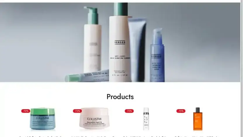 Screenshot of Non-Delivery scam website Top-ratedbeautystores.com