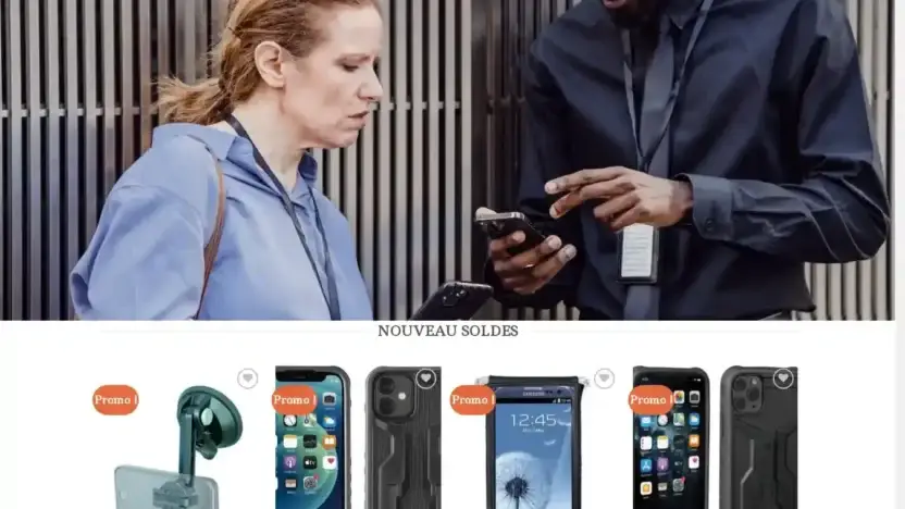 Screenshot of Non-Delivery scam website Topeaksoldes.com