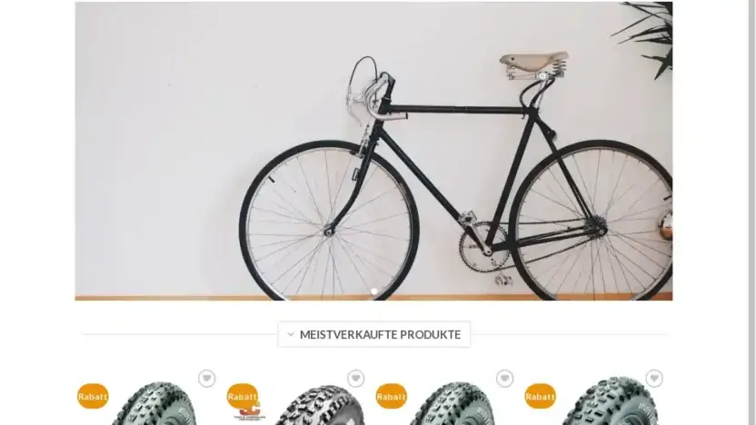 Screenshot of Non-Delivery scam website Topmarkenbike.com
