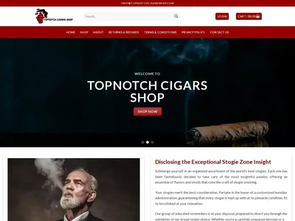 topnotchcigarsshop-com Alternative Text