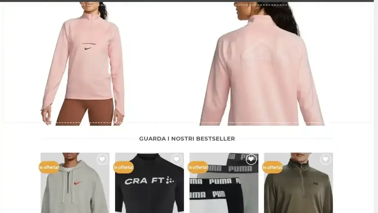 Screenshot of Non-Delivery scam website Toprunningsconto.com