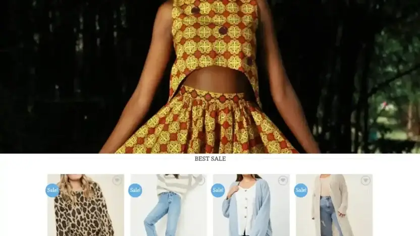 Screenshot of Fashion scam website Trendyusattire.com