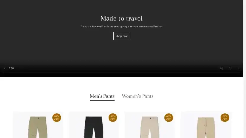 Screenshot of Non-Delivery scam website Tropicfeel-eu.com