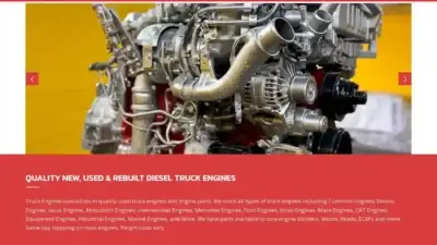 Screenshot of Non-Delivery scam website Truckeng.com