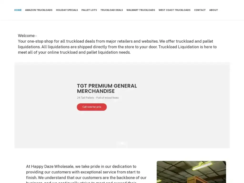 truckloadspalletsliquidations-com Alternative Text