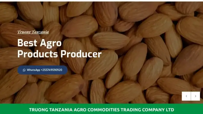 Screenshot of Non-Delivery scam website Truongtzagrocotradingltd.com