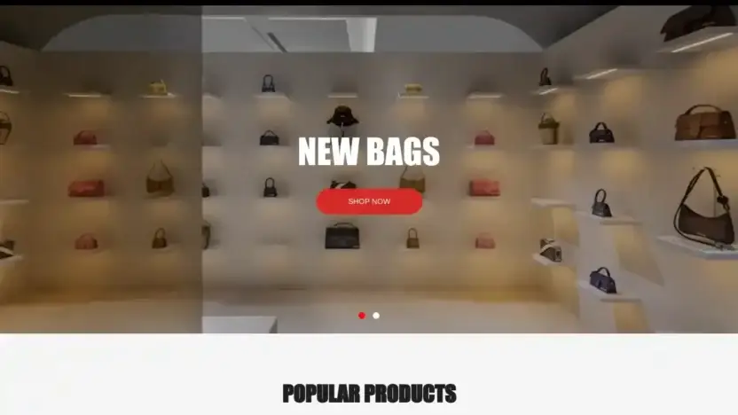 Screenshot of Non-Delivery scam website Tylux.shop