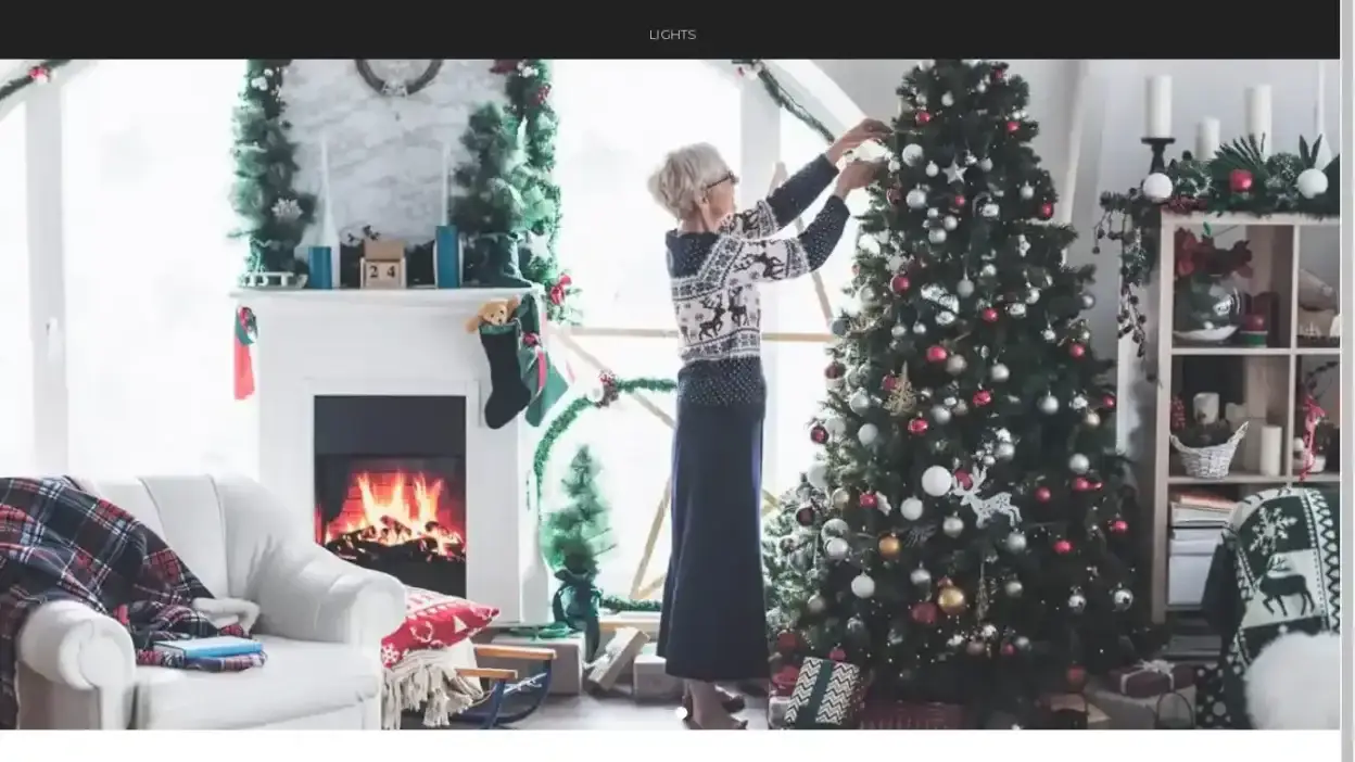 Screenshot of Non-Delivery scam website Uk-christmas.com