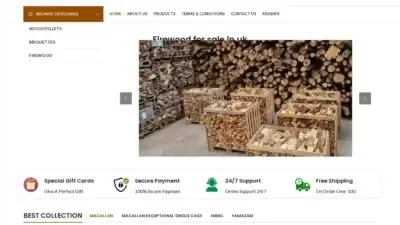 Screenshot of Non-Delivery scam website Ukfirewood.com