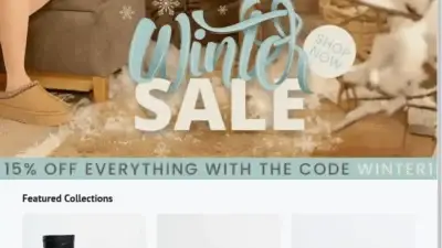 Screenshot of Non-Delivery scam website Ukhornbysale.com