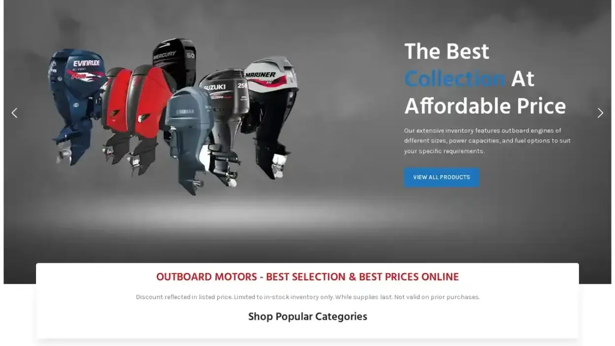 Screenshot of Non-Delivery scam website Ukoutboardltd.com