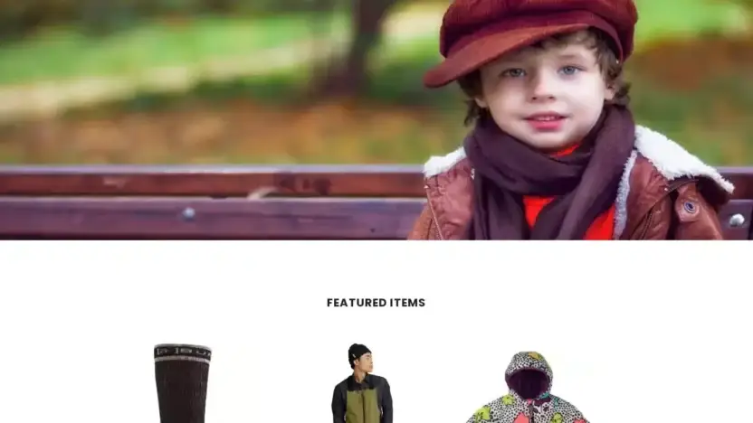 Screenshot of Fashion scam website Upgradeburton.com