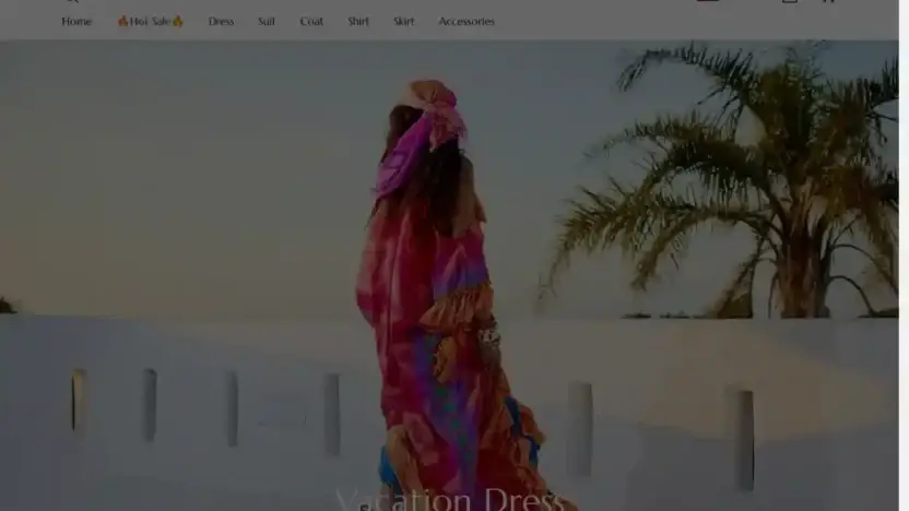 Screenshot of Non-Delivery scam website Urschic.store