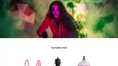 Screenshot of Non-Delivery scam website Uscosplaycharm.com