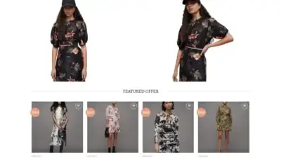 Screenshot of Fashion scam website Usplusattire.com