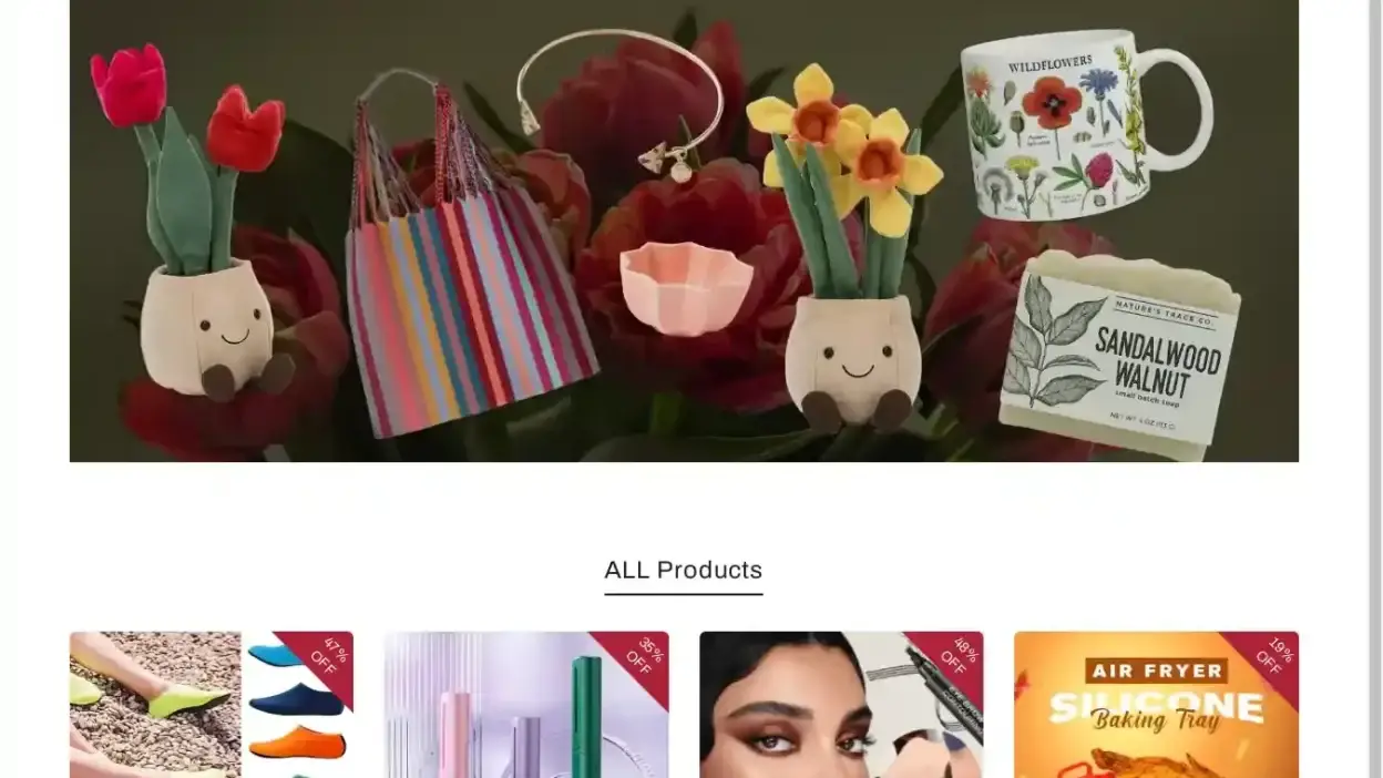 Screenshot of Non-Delivery scam website Uspspostsstampsshop.com