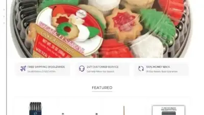 Screenshot of Non-Delivery scam website Vamhze.shop