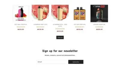 Screenshot of Non-Delivery scam website Vapett.com