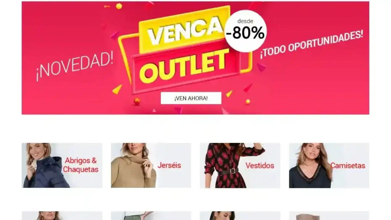 Screenshot of Non-Delivery scam website Vencatop.shop