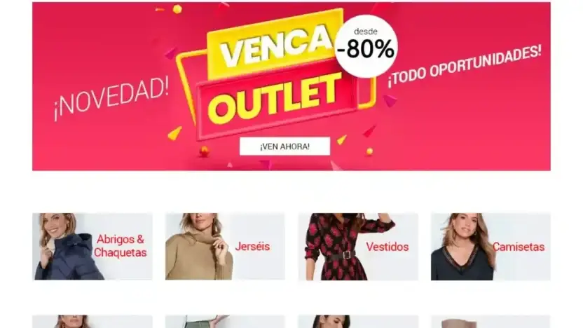 Screenshot of Non-Delivery scam website Vencatop.shop