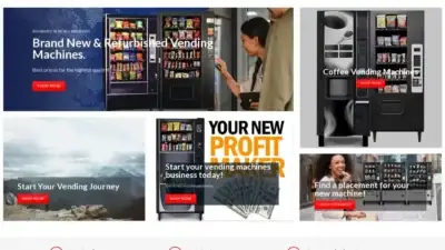 Screenshot of Non-Delivery scam website Vendexmachines.online