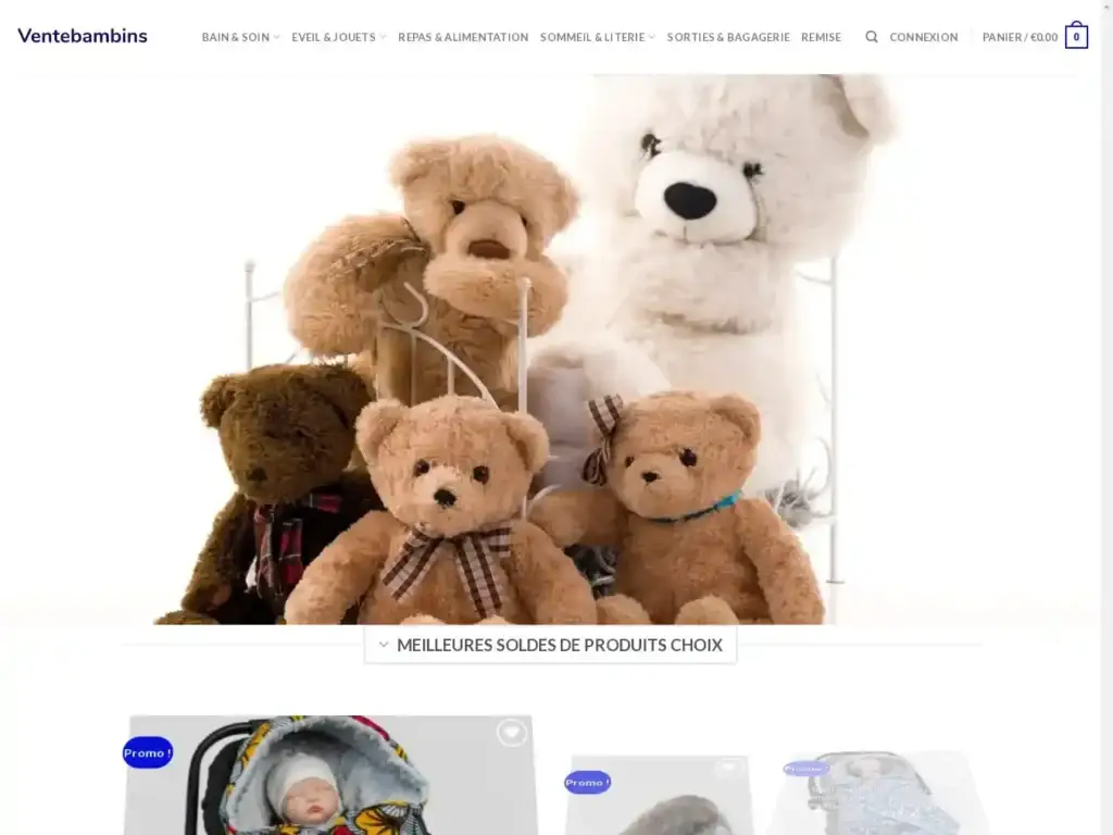 ventebambins-com Alternative Text