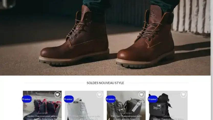 Screenshot of Non-Delivery scam website Venteskate.com