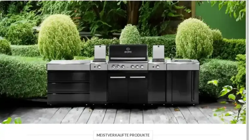 Screenshot of Non-Delivery scam website Verkaufgrill.com