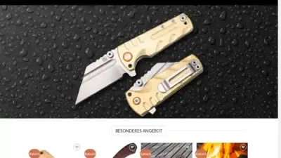 Screenshot of Non-Delivery scam website Verkaufmesser.com